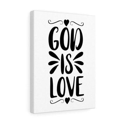 Scripture Canvas God Is Love Christian Wall Art Meaningful Home Decor Gifts Unique Housewarming Gift Ideas Framed Prints, Canvas