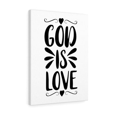 Scripture Canvas God Is Love Christian Wall Art Meaningful Home Decor Gifts Unique Housewarming Gift Ideas Framed Prints, Canvas