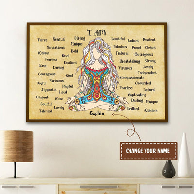 Personalized Canvas Painting, Canvas Hanging Wall Art Yoga Lovers Art Home Decoration Framed Prints, Canvas