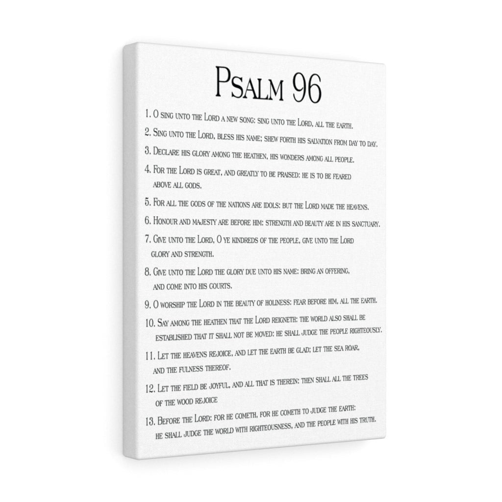 Scripture Canvas Proclaiming His Glorious Wonders Psalm 96 Christian Wall Art Meaningful Home Decor Gifts Unique Housewarming Gift Ideas Framed Prints, Canvas