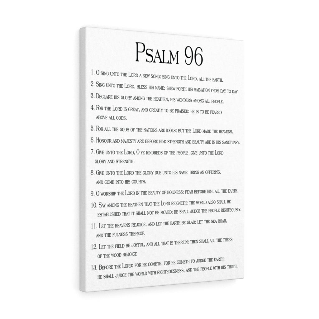 Scripture Canvas Proclaiming His Glorious Wonders Psalm 96 Christian Wall Art Meaningful Home Decor Gifts Unique Housewarming Gift Ideas Framed Prints, Canvas