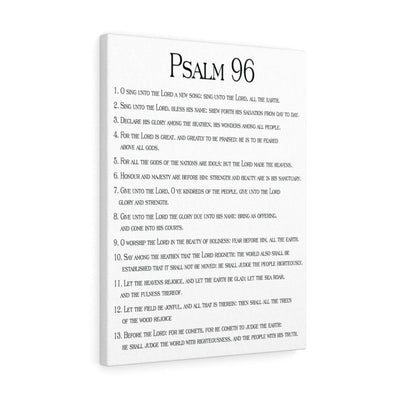 Scripture Canvas Proclaiming His Glorious Wonders Psalm 96 Christian Wall Art Meaningful Home Decor Gifts Unique Housewarming Gift Ideas Framed Prints, Canvas