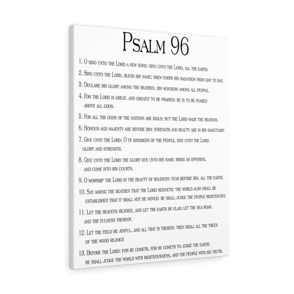 Scripture Canvas Proclaiming His Glorious Wonders Psalm 96 Christian Wall Art Meaningful Home Decor Gifts Unique Housewarming Gift Ideas Framed Prints, Canvas