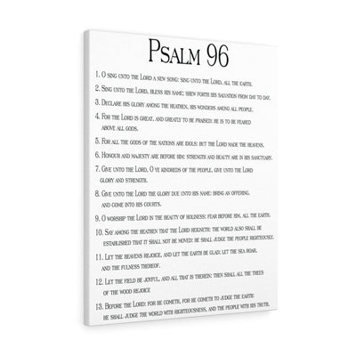 Scripture Canvas Proclaiming His Glorious Wonders Psalm 96 Christian Wall Art Meaningful Home Decor Gifts Unique Housewarming Gift Ideas Framed Prints, Canvas