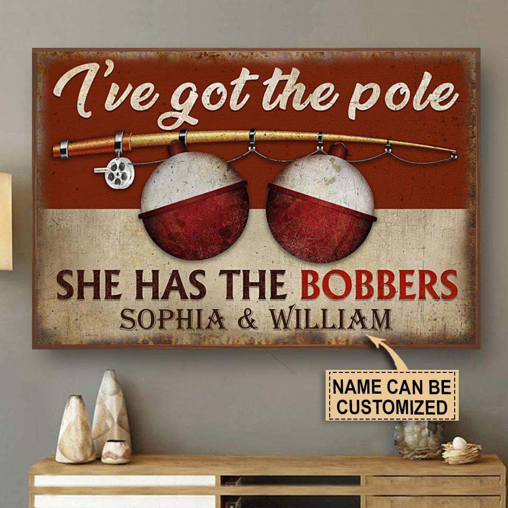 Personalized Canvas Frames Home Decoration Fishing Got The Pole  Framed Prints, Canvas