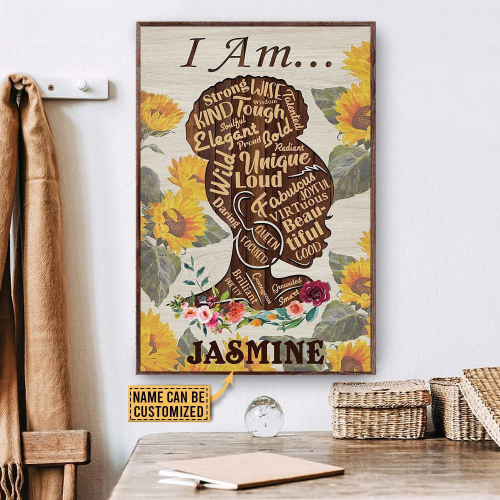 Personalized Canvas Frames Home Decoration Africa I Am  Framed Prints, Canvas