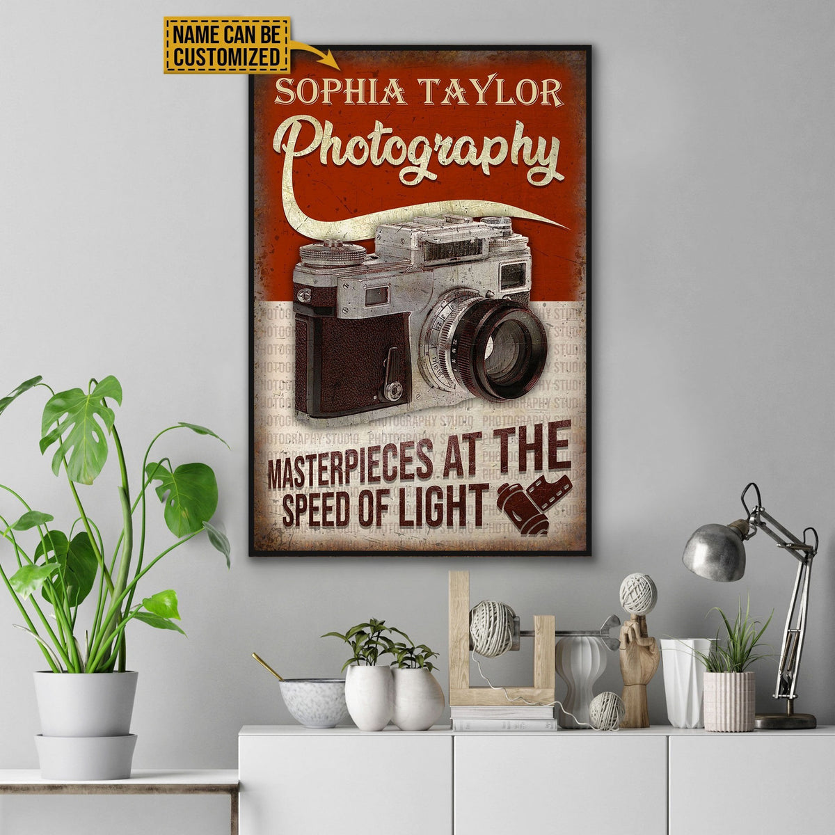 Personalized Canvas Frames Home Decoration Camera Masterpieces  Framed Prints, Canvas
