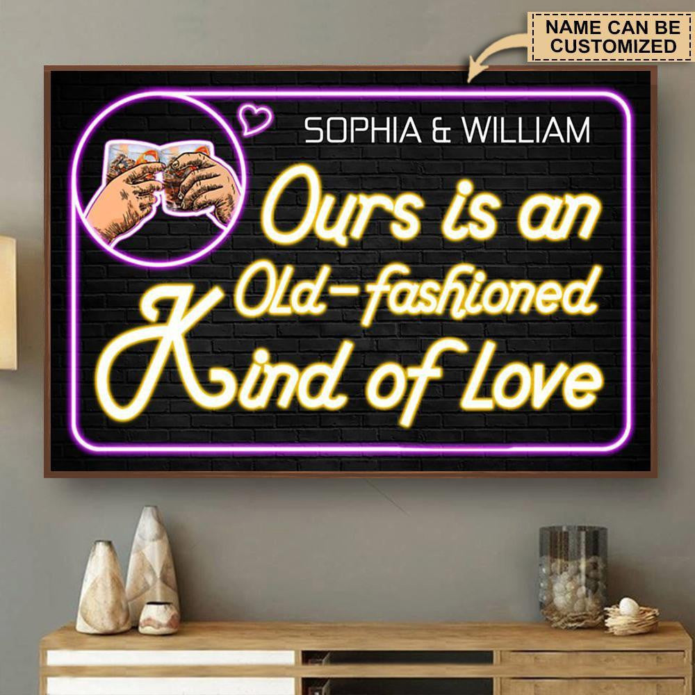 Personalized Canvas Frames Home Decoration Cocktail Old Fashioned Love  Framed Prints, Canvas