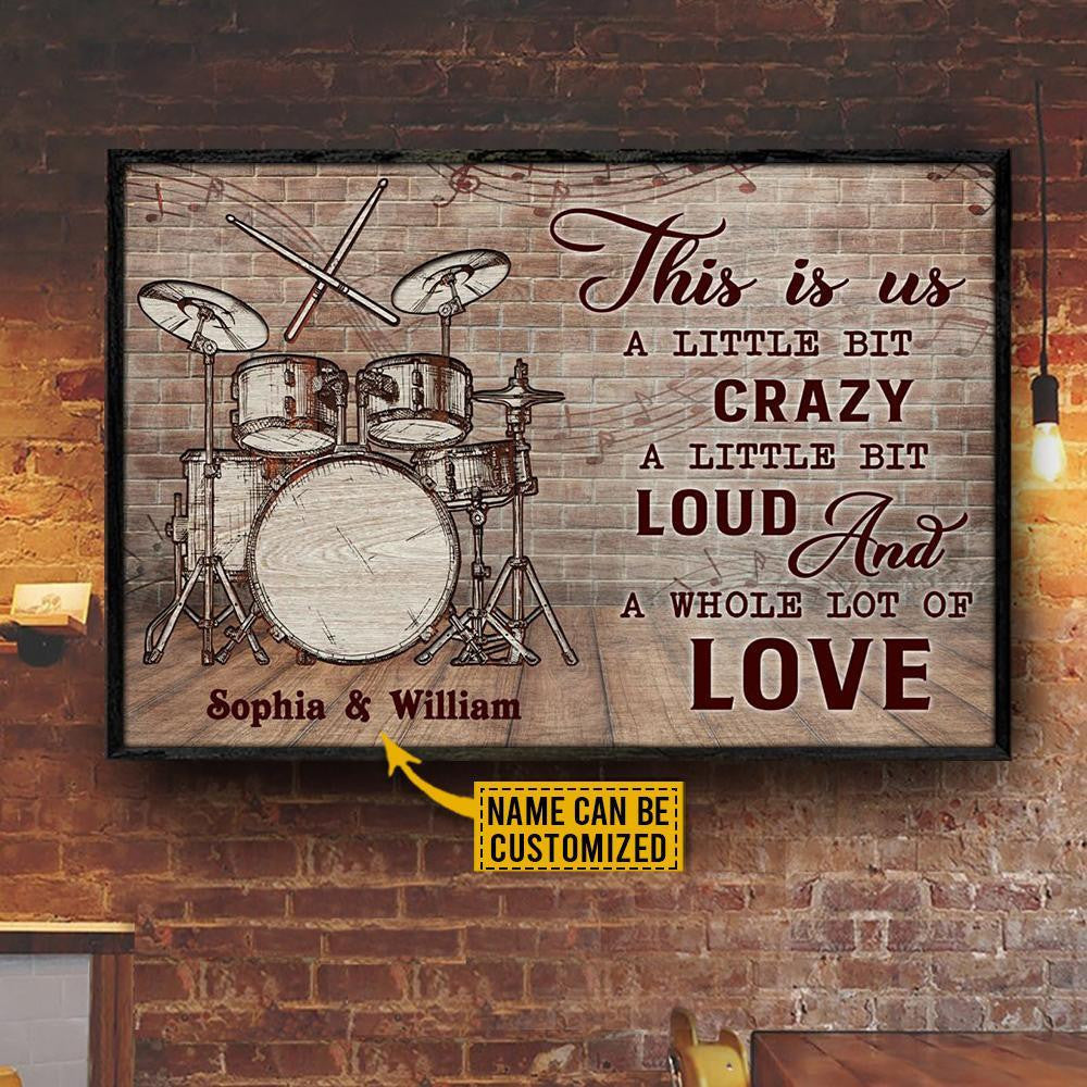 Personalized Canvas Frames Home Decoration Drum This Is Us  Framed Prints, Canvas