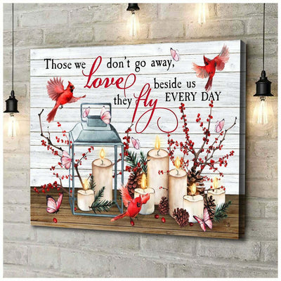 Cardinal They Fly Everyday - Housewarming Home Decor Wall Art Gift Ideas, Gift For You, Gift For Cardinal Lover, Living Room Wall Art, Bedroom Wall Art C48 Framed Prints, Canvas
