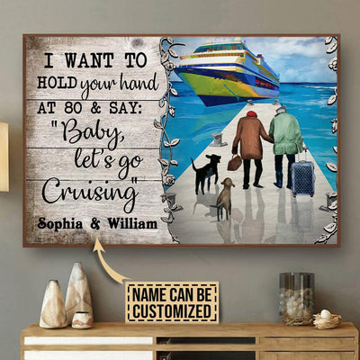 Personalized Canvas Frames Home Decoration Cruising Hold Your Hand  Framed Prints, Canvas