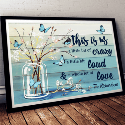 Family This Is Us Personalized Poster Landscape