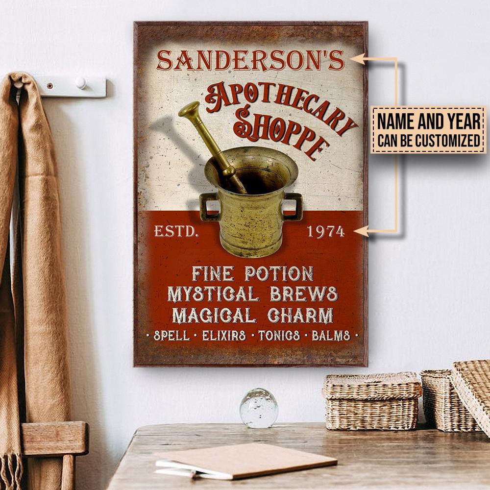Personalized Canvas Frames Home Decoration Apothecary Mystical Crews  Framed Prints, Canvas