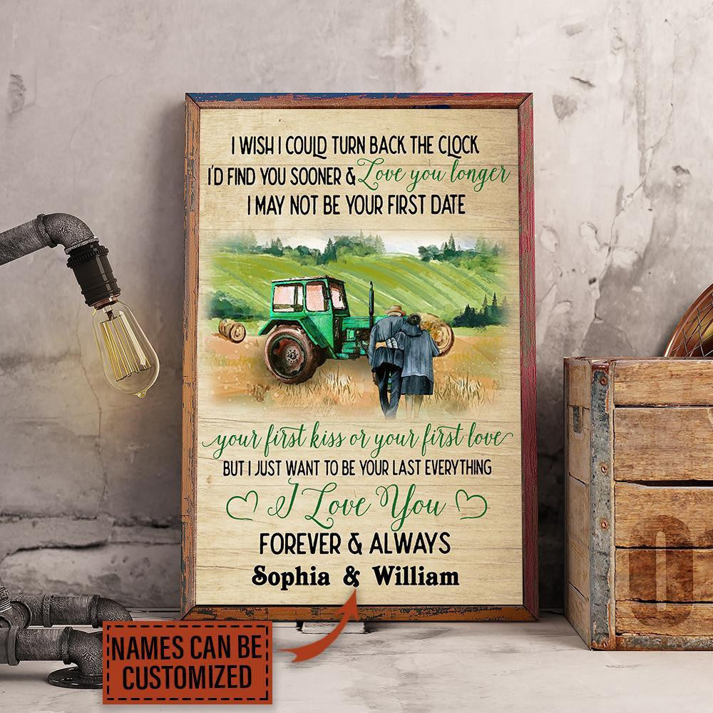 Personalized Canvas Frames Home Decoration Farming I Wish Could Turn  Framed Prints, Canvas