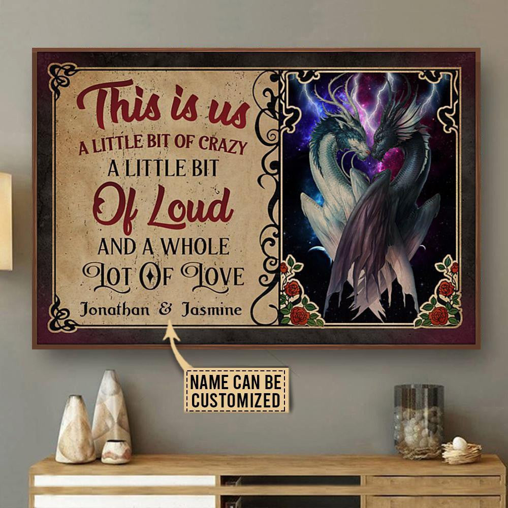 Personalized Canvas Frames Home Decoration Dragon Thunder This Is Us  Framed Prints, Canvas