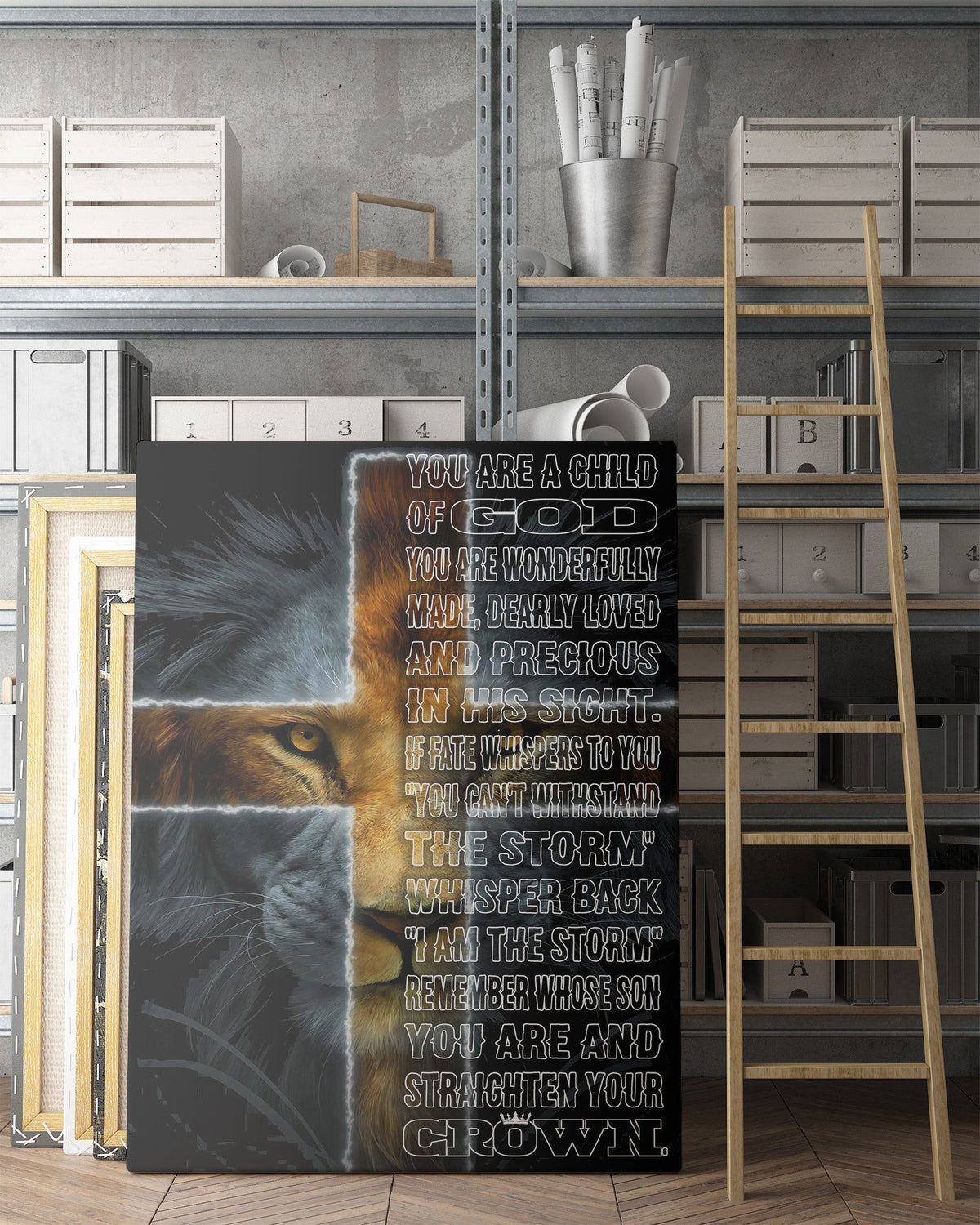 Personalized Home Decor Wall Art Gift Ideas Gift For Son, To My Lion Son Home Decor Wall Art Gift Ideas, You Are A Child of God Home Decor Wall Art Gift Ideas Framed Prints, Canvas