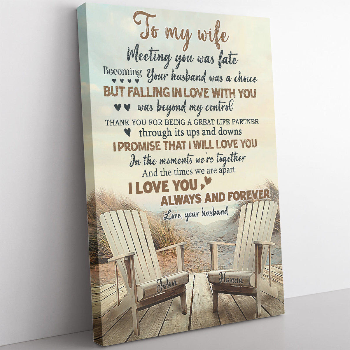 Personalized Home Decor Wall Art Gift Ideas Gift For Wife, Falling in Love With You Birthday Home Decor Wall Art Gift Ideas Gift Framed Prints, Canvas