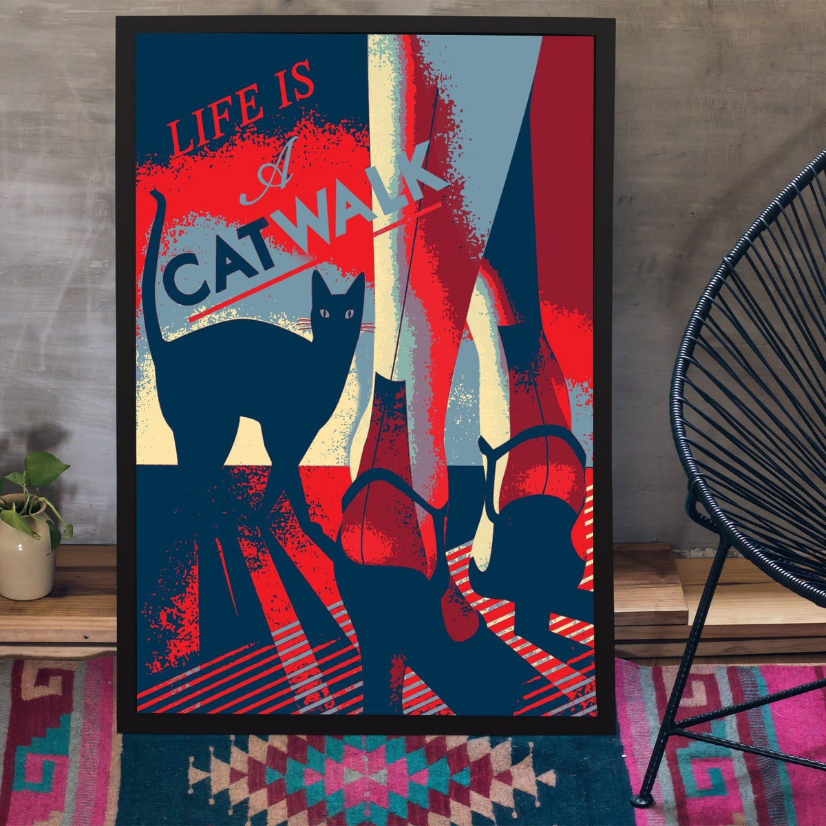 Cat Lovers Like Is A Catwalk Poster