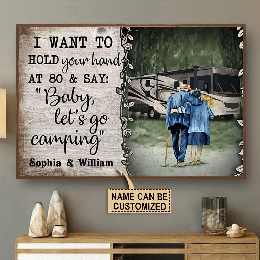 Personalized Canvas Frames Home Decoration Camping A Class Baby Lets Go  Framed Prints, Canvas