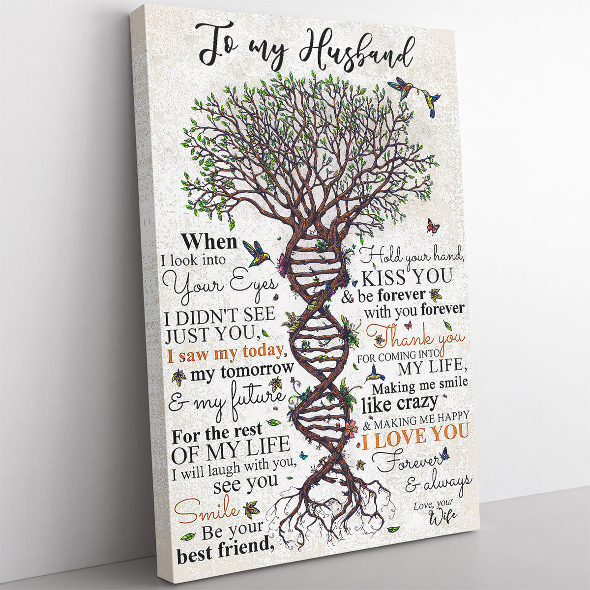 Home Decor Wall Art Gift Ideas Gift Ideas For Husband, Custom Personalized Home Decor Wall Art Gift Ideas Gift, Tree of Life Framed Prints, Canvas