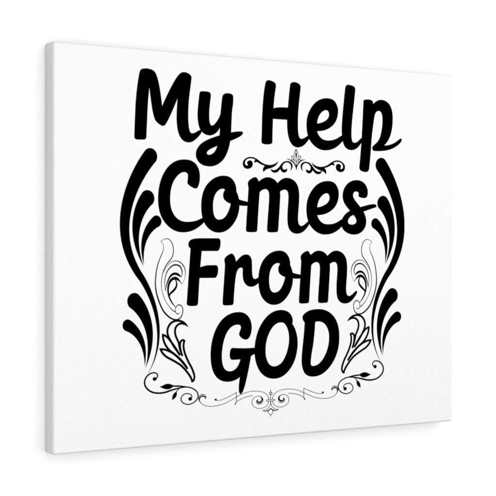 Scripture Canvas Comes From God Christian Wall Art Meaningful Home Decor Gifts Unique Housewarming Gift Ideas Framed Prints, Canvas