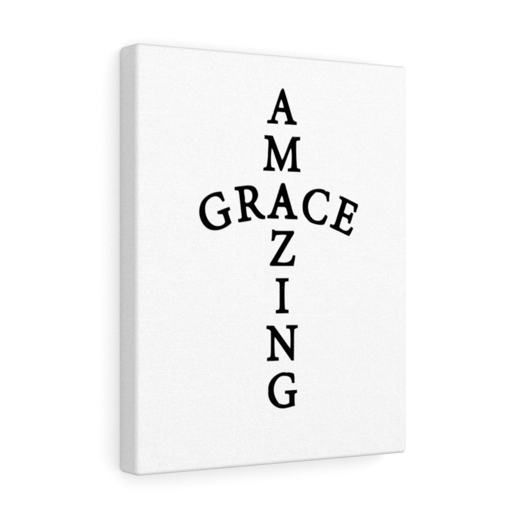 Scripture Canvas Amazing Grace Christian Wall Art Meaningful Home Decor Gifts Unique Housewarming Gift Ideas Framed Prints, Canvas
