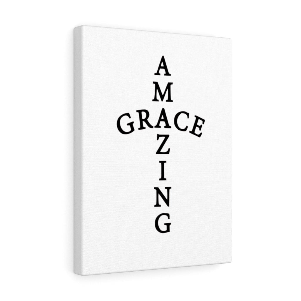 Scripture Canvas Amazing Grace Christian Wall Art Meaningful Home Decor Gifts Unique Housewarming Gift Ideas Framed Prints, Canvas