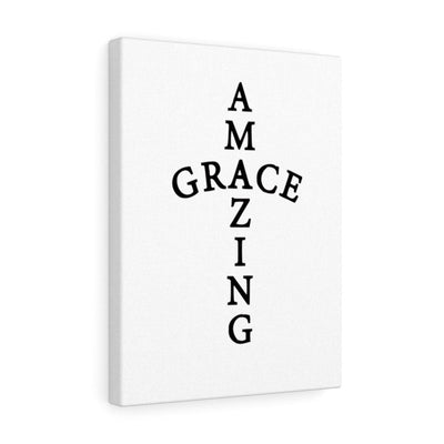 Scripture Canvas Amazing Grace Christian Wall Art Meaningful Home Decor Gifts Unique Housewarming Gift Ideas Framed Prints, Canvas