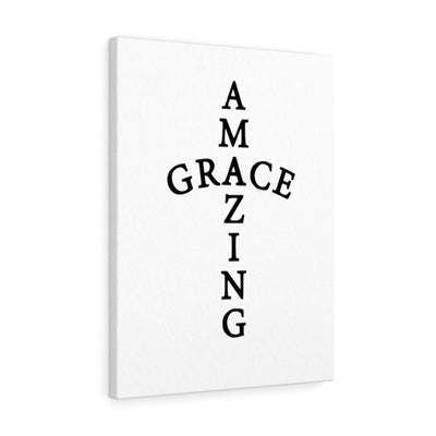 Scripture Canvas Amazing Grace Christian Wall Art Meaningful Home Decor Gifts Unique Housewarming Gift Ideas Framed Prints, Canvas