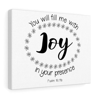 Scripture Canvas Joy Psalm 18:116 Christian Wall Art Bible Verse Meaningful Home Decor Gifts Unique Housewarming Gift Ideas Framed Prints, Canvas