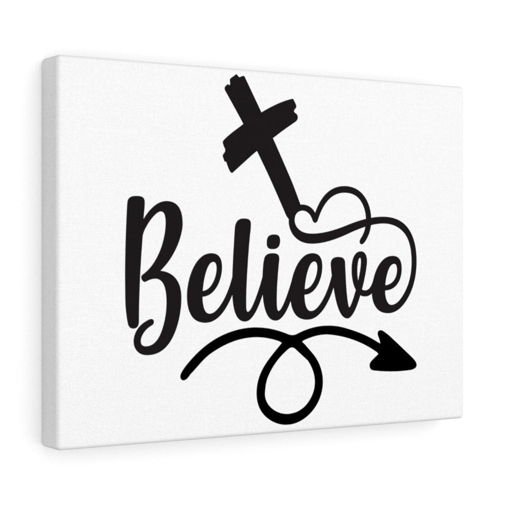Scripture Canvas Believe in Christ Christian Wall Art Meaningful Home Decor Gifts Unique Housewarming Gift Ideas Framed Prints, Canvas