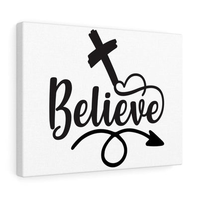 Scripture Canvas Believe in Christ Christian Wall Art Meaningful Home Decor Gifts Unique Housewarming Gift Ideas Framed Prints, Canvas