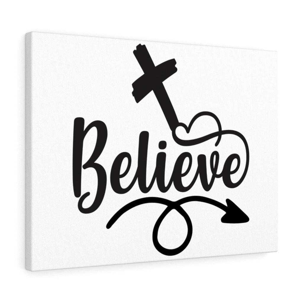 Scripture Canvas Believe in Christ Christian Wall Art Meaningful Home Decor Gifts Unique Housewarming Gift Ideas Framed Prints, Canvas