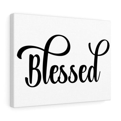 Scripture Canvas Blessed Christian Wall Art Meaningful Home Decor Gifts Unique Housewarming Gift Ideas Framed Prints, Canvas