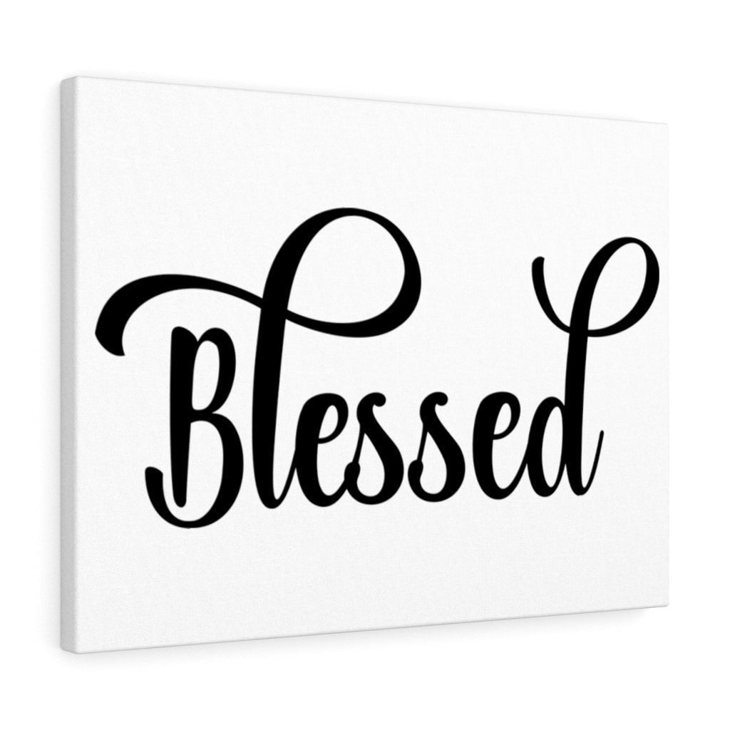 Scripture Canvas Blessed Christian Wall Art Meaningful Home Decor Gifts Unique Housewarming Gift Ideas Framed Prints, Canvas