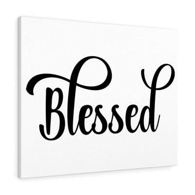 Scripture Canvas Blessed Christian Wall Art Meaningful Home Decor Gifts Unique Housewarming Gift Ideas Framed Prints, Canvas