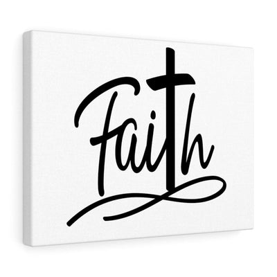 Scripture Canvas Faith Cross Christian Wall Art Meaningful Home Decor Gifts Unique Housewarming Gift Ideas Framed Prints, Canvas