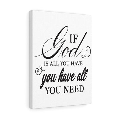 Scripture Canvas All You Need Christian Wall Art Meaningful Home Decor Gifts Unique Housewarming Gift Ideas Framed Prints, Canvas