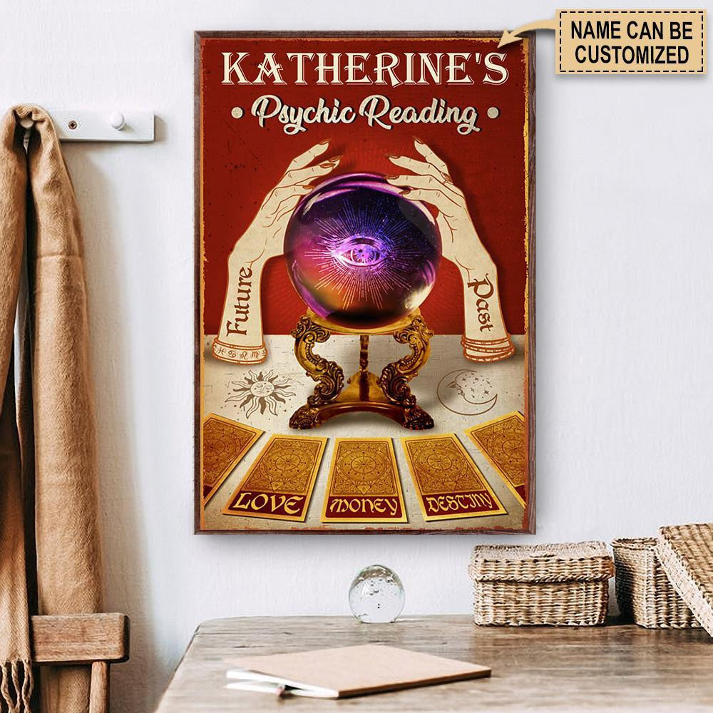 Personalized Canvas Art Painting, Canvas Gallery Hanging Home Decoration  Tarot Crystal Ball Psychic Reading  Framed Prints, Canvas