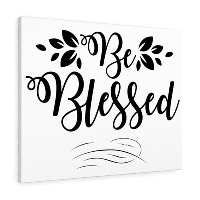 Scripture Canvas Be Blessed Christian Wall Art Meaningful Home Decor Gifts Unique Housewarming Gift Ideas Framed Prints, Canvas