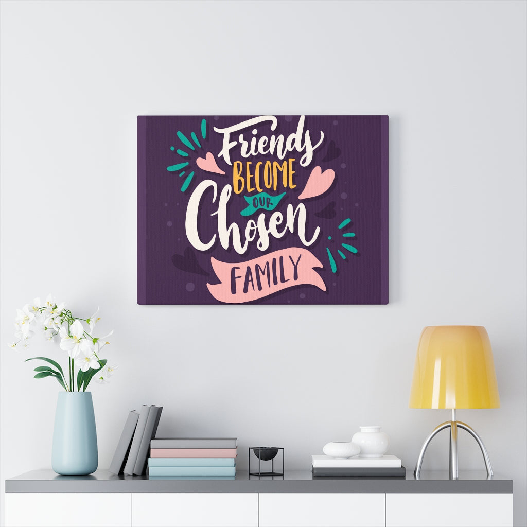 Inspirational Quote Canvas Chosen Family Wall Art Motivational Motto Inspiring Prints Artwork Decor Ready to Hang Framed Prints, Canvas