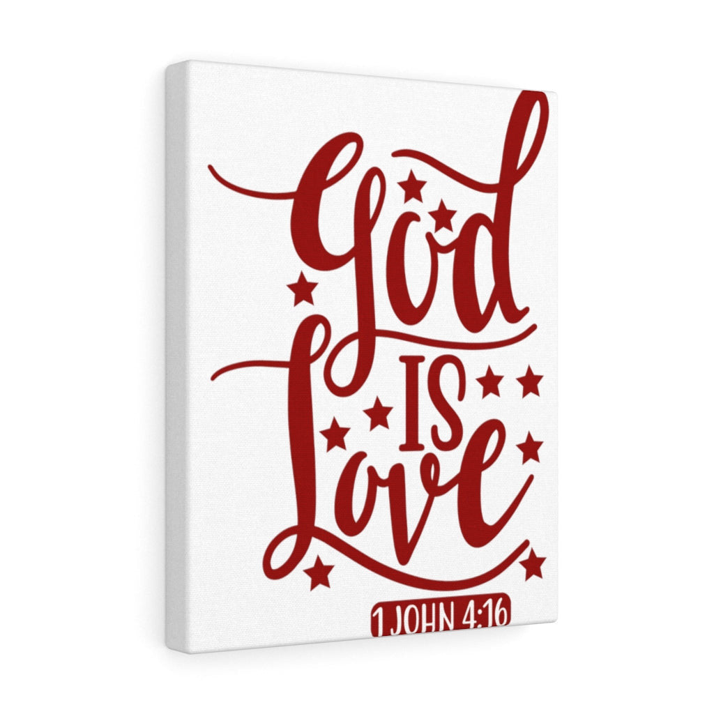 Scripture Canvas 1 John 4:16 God Is Love Christian Wall Art Bible Verse Meaningful Home Decor Gifts Unique Housewarming Gift Ideas Framed Prints, Canvas