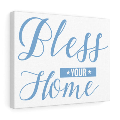 Scripture Canvas Bless Your Home Christian Wall Art Meaningful Home Decor Gifts Unique Housewarming Gift Ideas Framed Prints, Canvas