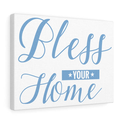 Scripture Canvas Bless Your Home Christian Wall Art Meaningful Home Decor Gifts Unique Housewarming Gift Ideas Framed Prints, Canvas