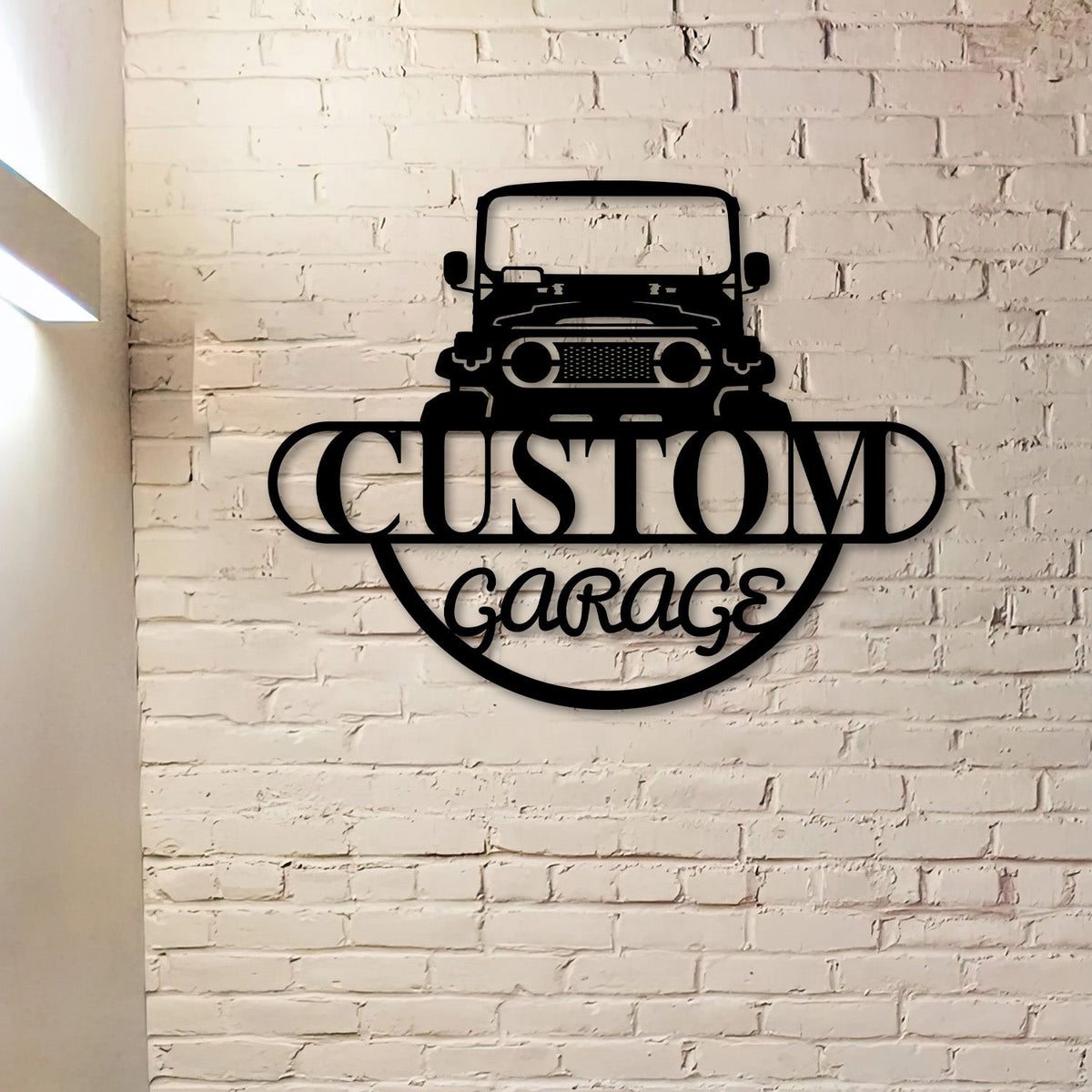 Personalized Car Fj40 Metal Sign Offroad Truck Garage Wall Art, Boyfriend Car Gift, Wall Decor, Gift Idea For Car Men Lover, Metal Car Art For Wall