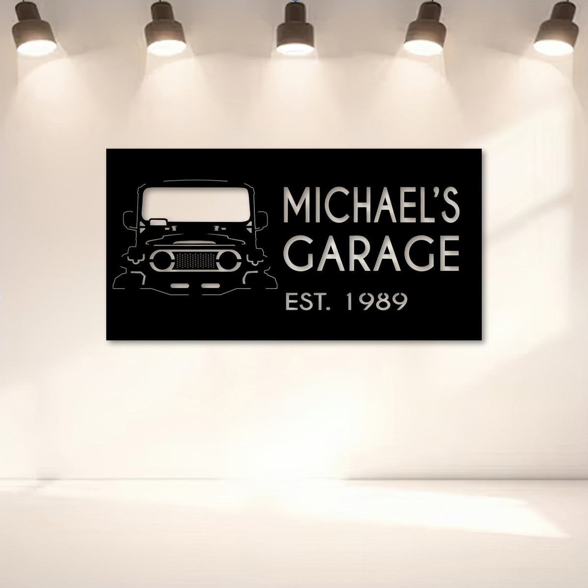 Personalized Car Fj40 Metal Sign Offroad Truck, Custom Metal Wall Art, Garage Decor, Home Decor, Gift for Dad Husband