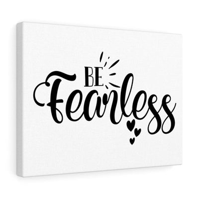 Scripture Canvas Be Fearless Christian Wall Art Meaningful Home Decor Gifts Unique Housewarming Gift Ideas Framed Prints, Canvas