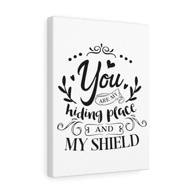 Scripture Canvas And My Shield Christian Wall Art Meaningful Home Decor Gifts Unique Housewarming Gift Ideas Framed Prints, Canvas