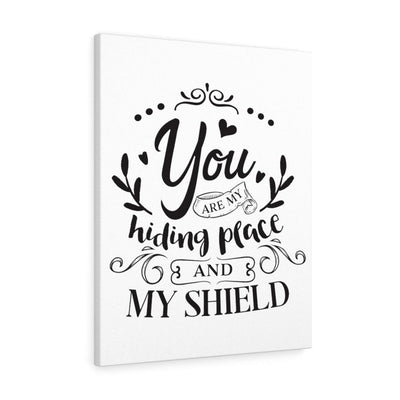 Scripture Canvas And My Shield Christian Wall Art Meaningful Home Decor Gifts Unique Housewarming Gift Ideas Framed Prints, Canvas