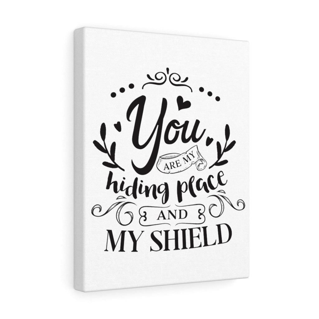 Scripture Canvas And My Shield Christian Wall Art Meaningful Home Decor Gifts Unique Housewarming Gift Ideas Framed Prints, Canvas